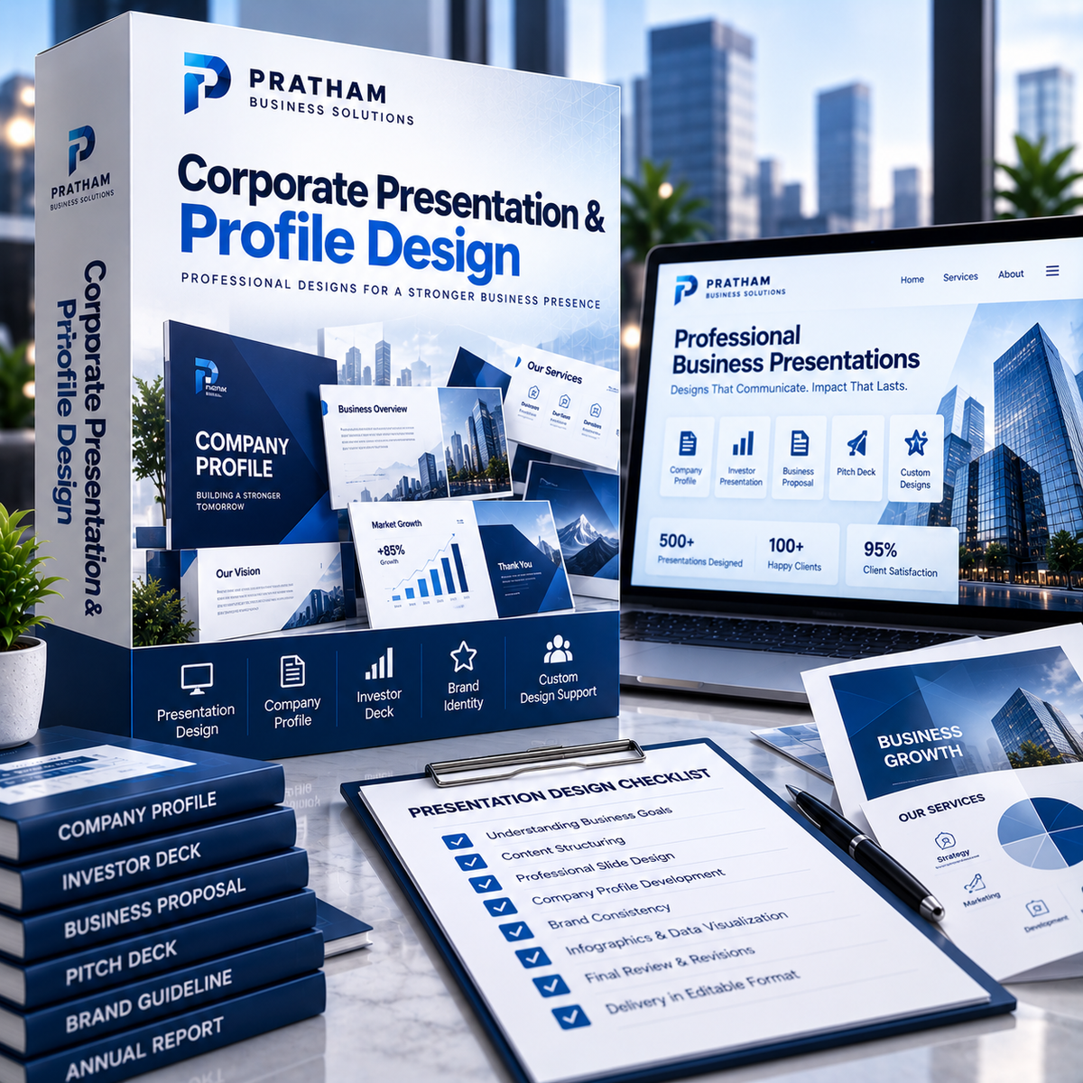 Corporate Presentation &amp; Company Profile Design